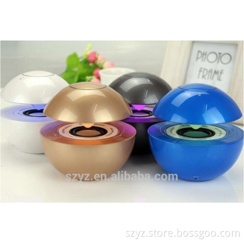 BT118 LED light bluetooth speaker with rechargeable battery for christmas gift